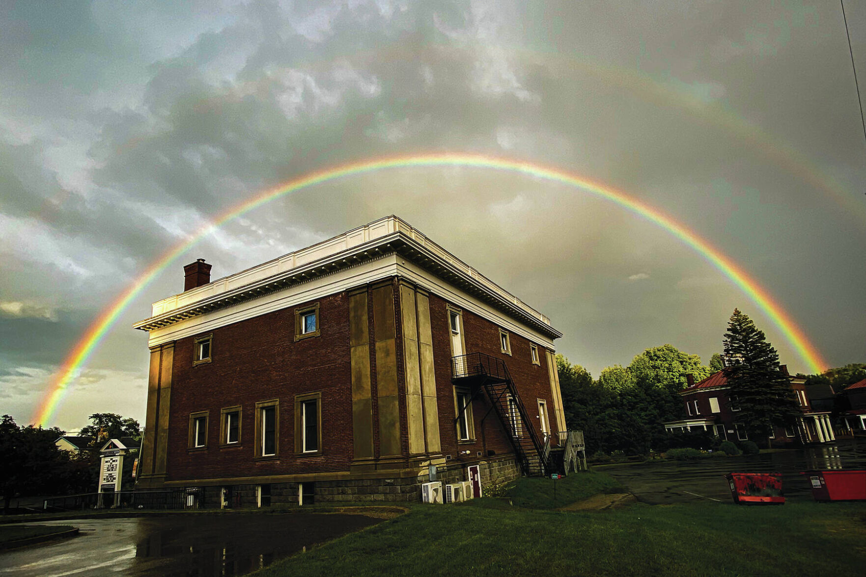 Double Arches Over St. Johnsbury